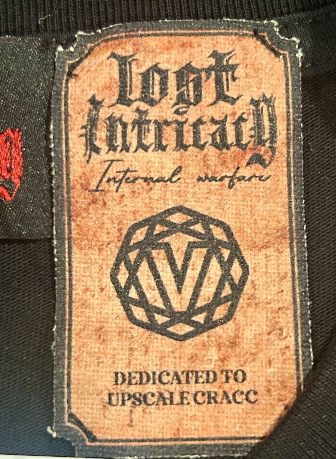 LOST INTRICACY Lost Intricacy Black "[20]16" Football Jersey Shirt size“Lg” Size US L / EU 52-54 / 3 - 6 Thumbnail