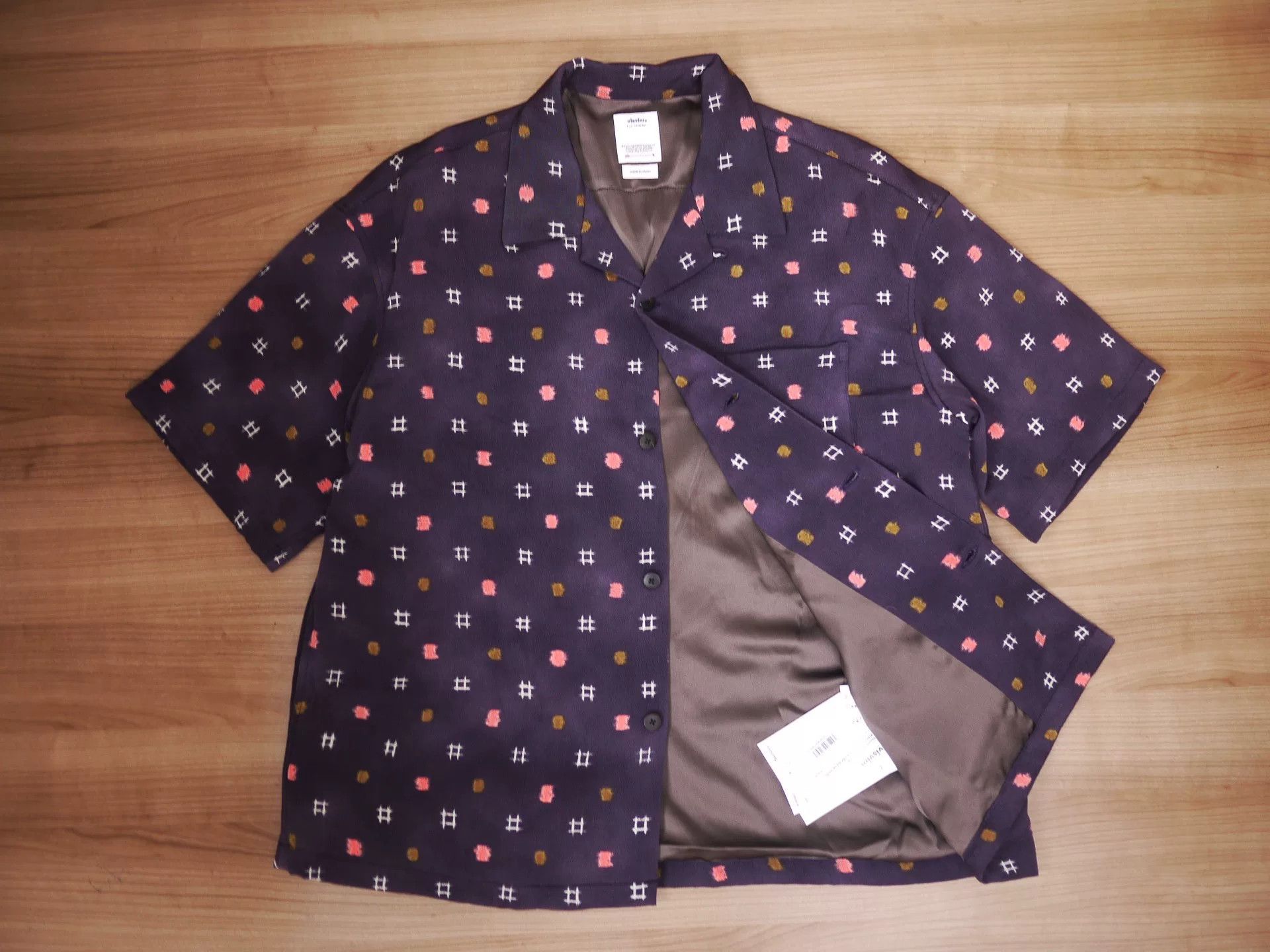 Visvim Visvim Wallis Shirt in Purple Silk Size US M / EU 48-50 / 2 - 1 Thumbnail