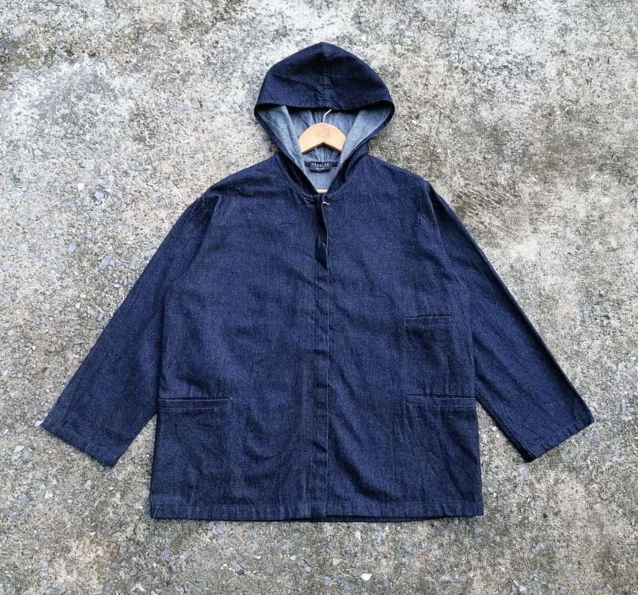 Designer Yeohlee New York Denim Jacket Size L / US 10 / IT 46 - 1 Thumbnail