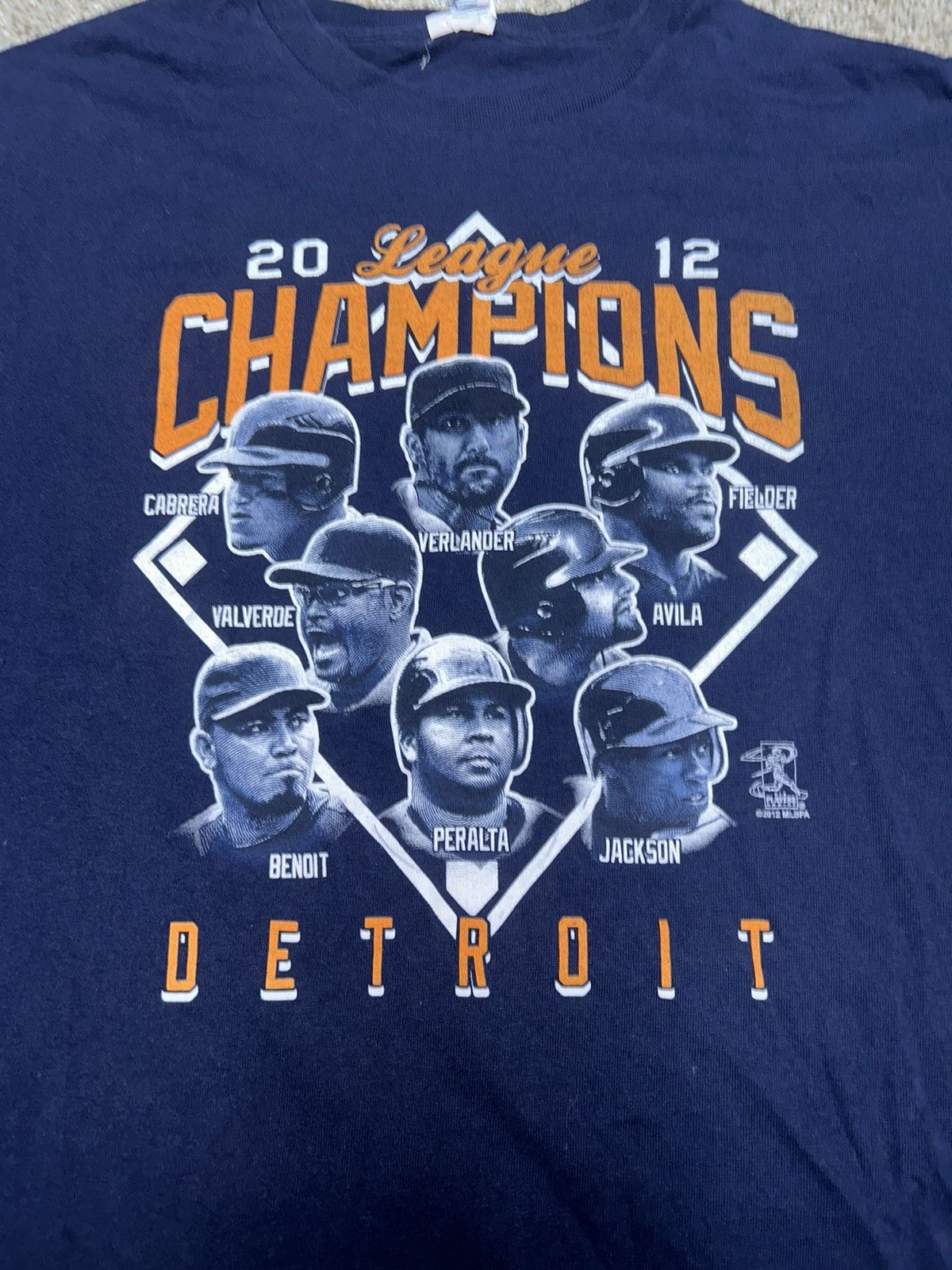 Gildan × MLB Detroit Tigers 2012 League Champions T-shirt Size US XL / EU 56 / 4 - 2 Thumbnail