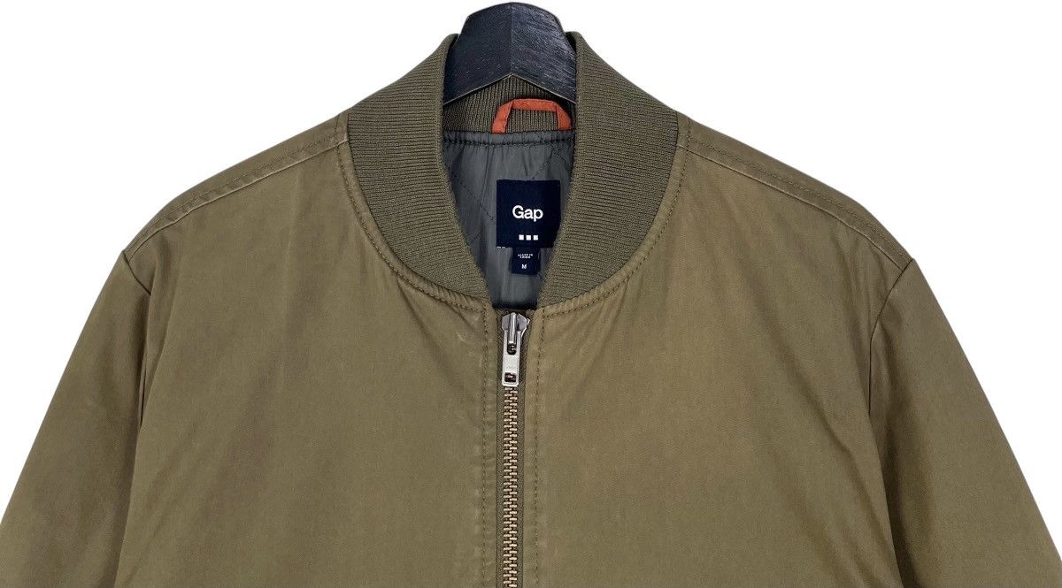 Gap Vintage GAP Olive Quilt Jacket Size US M / EU 48-50 / 2 - 6 Thumbnail