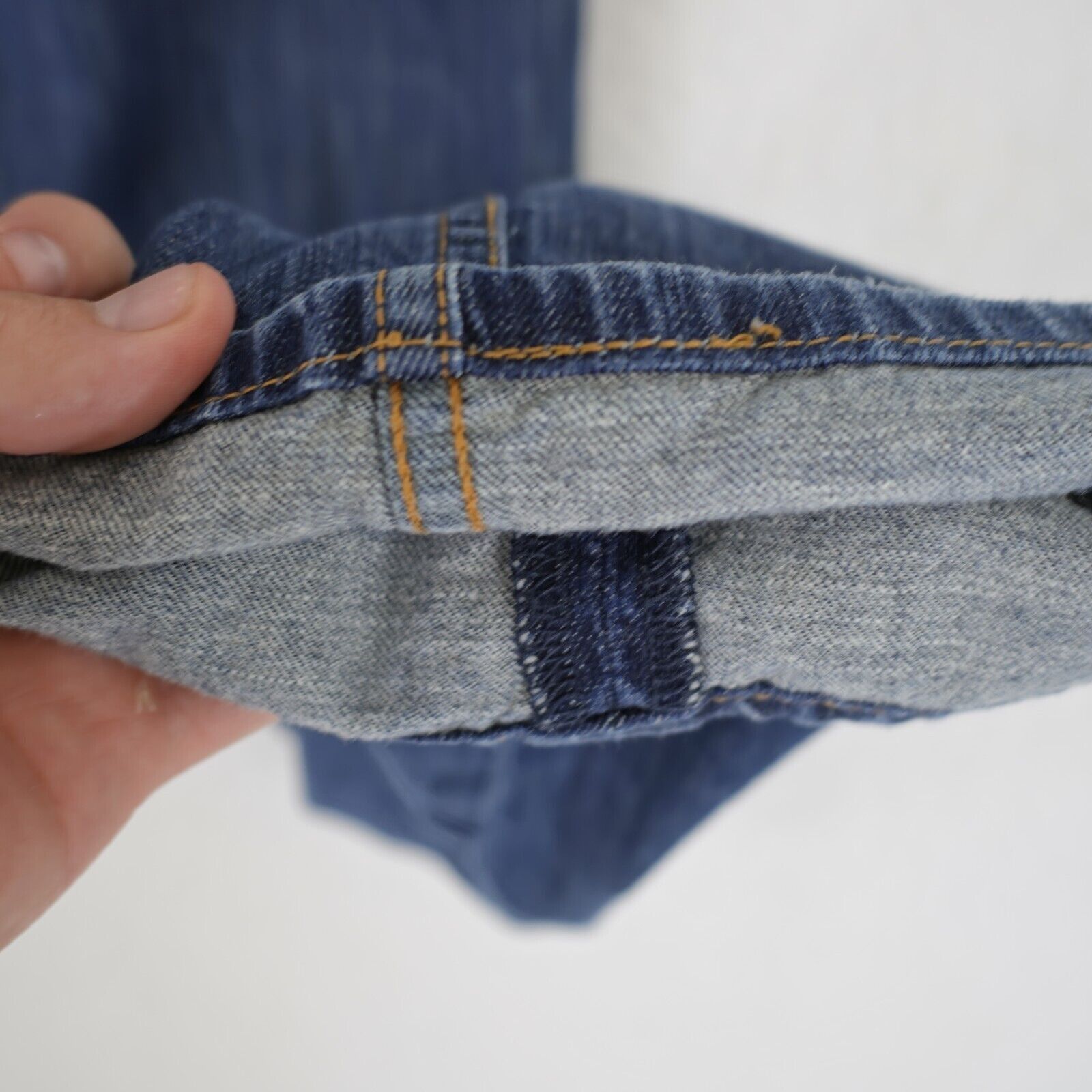 Levi's Levi's 505 Regular Fit Blue Denim Jeans 36/31 Mid Rise Stone Size US 36 / EU 52 - 9 Thumbnail
