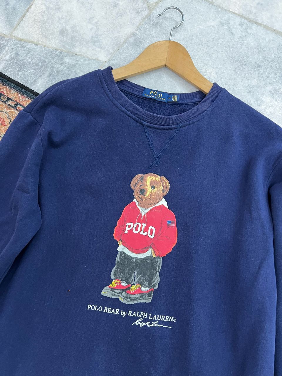 Polo Ralph Lauren Polo Ralph Lauren Polo Bear Crew Neck M Size US M / EU 48-50 / 2 - 3 Thumbnail