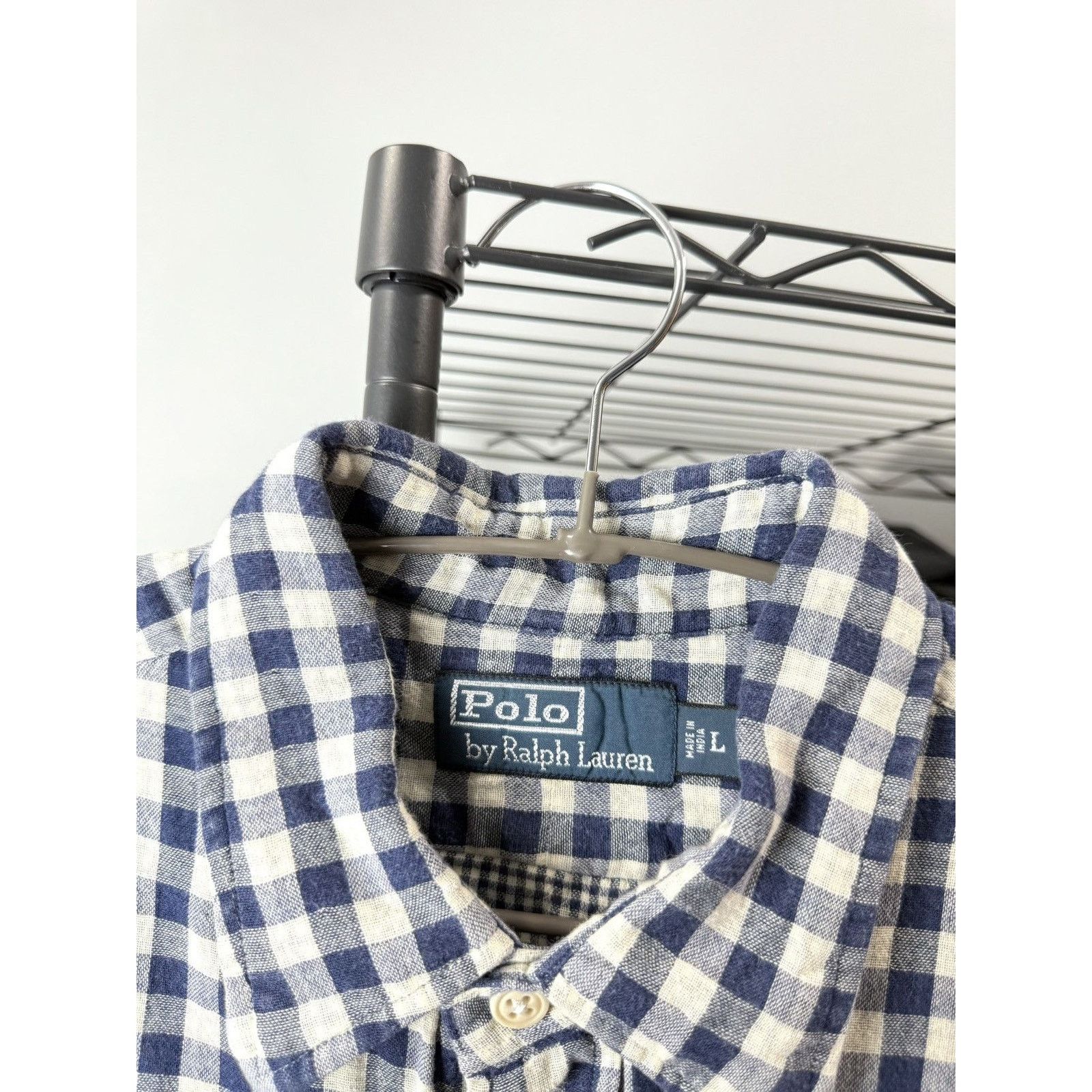 Polo Ralph Lauren Rare Vintage Polo Ralph Lauren Shirt Linen Style Size US L / EU 52-54 / 3 - 6 Thumbnail