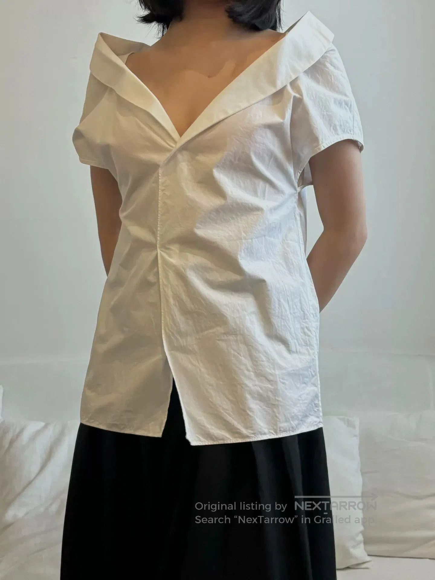 Maison Margiela Maison Martin Margiela S/S15 Unique Collar Shirt. Size M / US 6-8 / IT 42-44 - 2 Thumbnail