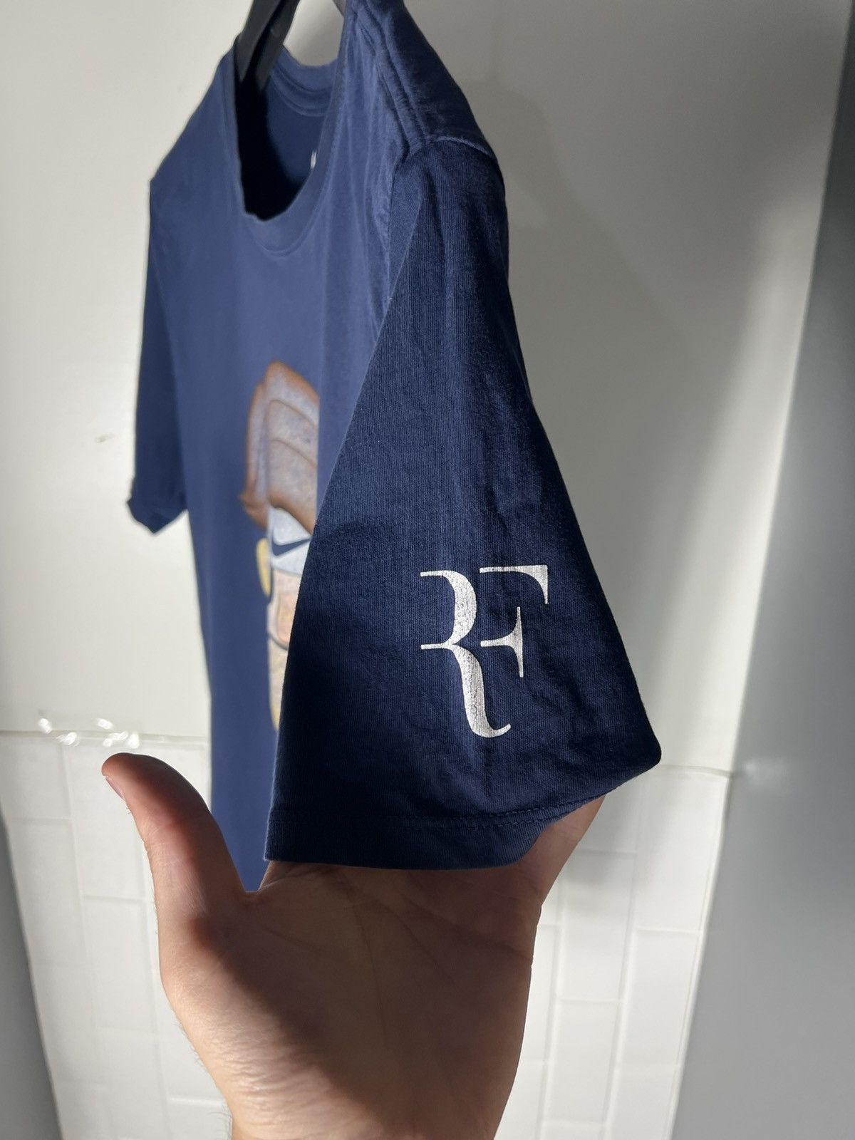 Vintage VERY RARE NIKE ROGER FEDERER TENNIS T-SHIRT BIG LOGO Y2K 90s Size US M / EU 48-50 / 2 - 3 Thumbnail