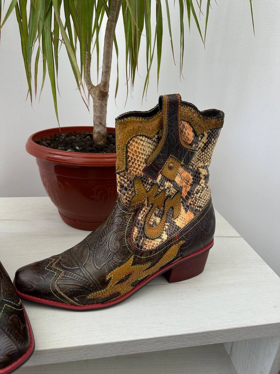 Japanese Brand × Vintage Vintage Japanese Laura Vita Cowboy Boots Size US 9 / IT 39 - 8 Thumbnail