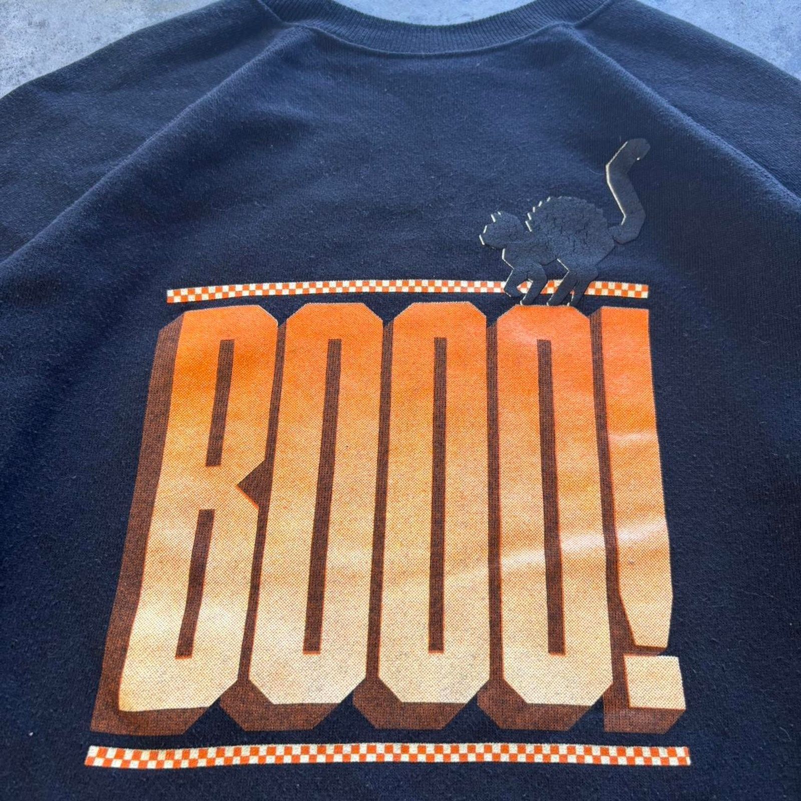 Vintage 80s Vintage Halloween Sweatshirt Size M / US 6-8 / IT 42-44 - 2 Thumbnail