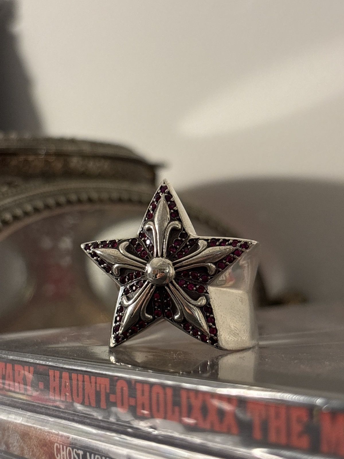 Chrome Hearts Chrome Hearts ruby pave star ring Size ONE SIZE - 19 Thumbnail