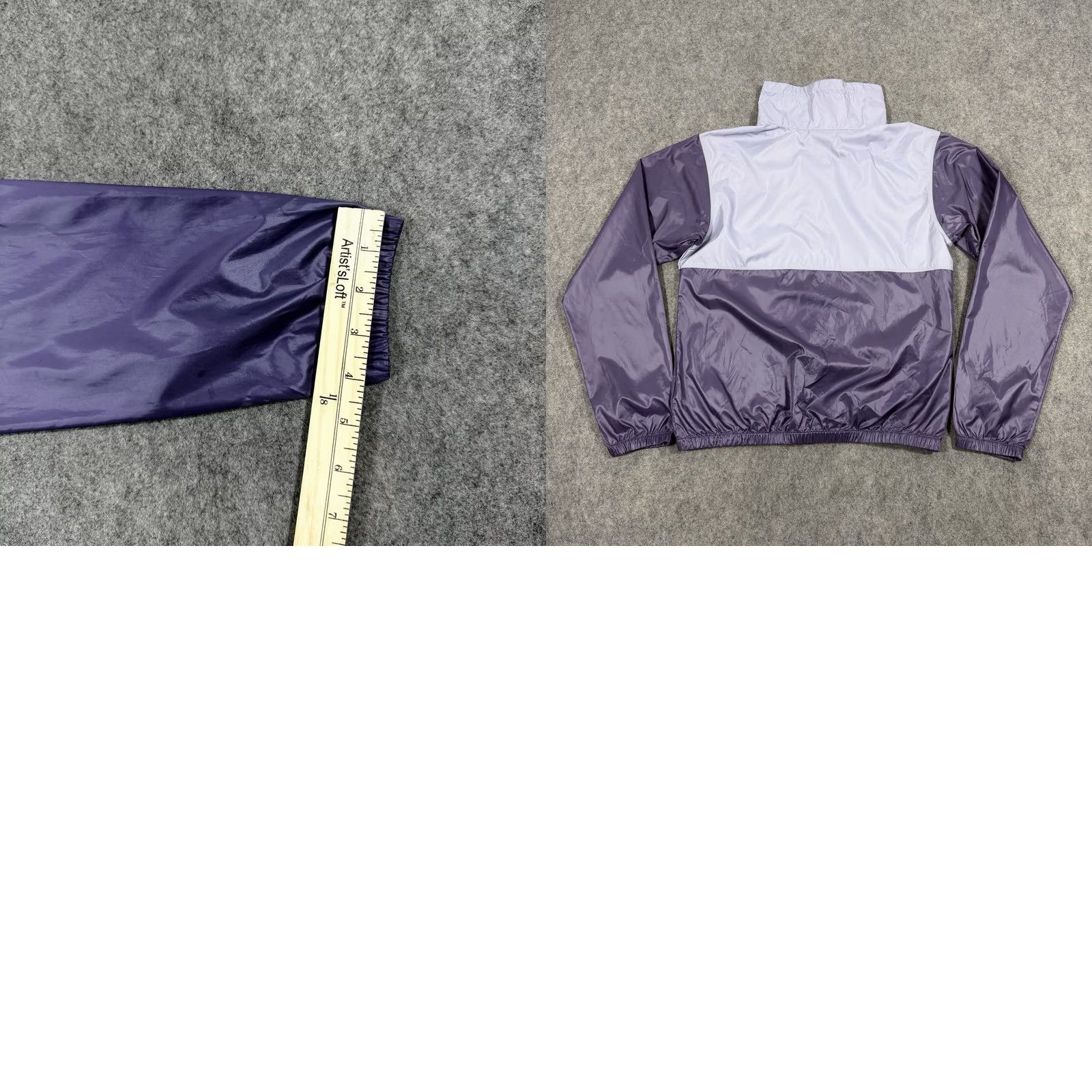 Vintage Columbia Lightweight Full Zip Windbreaker Jacket XS Purple Womens Size XS / US 0-2 / IT 36-38 - 11 Thumbnail