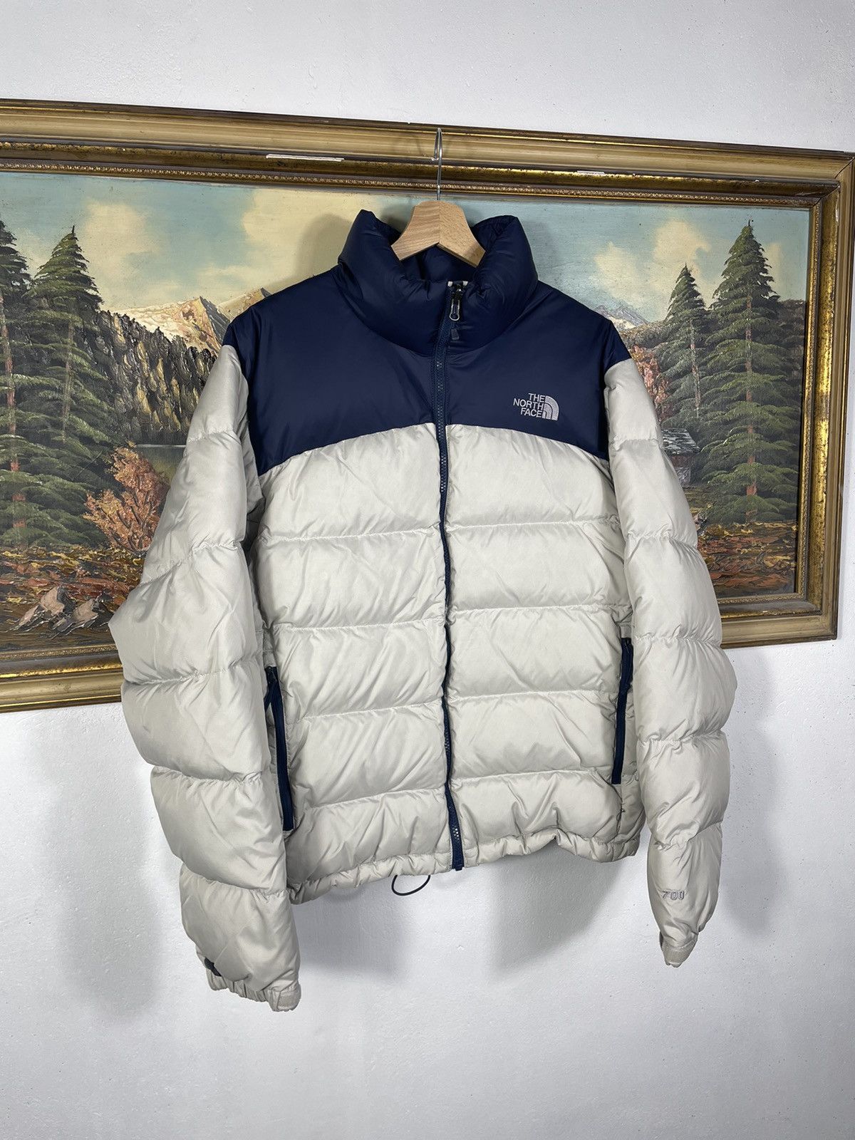 The North Face × Vintage Beige TNF Retro 00s Jacket Travis Scott Kylie Jenner Vibe Size US M / EU 48-50 / 2 - 3 Thumbnail
