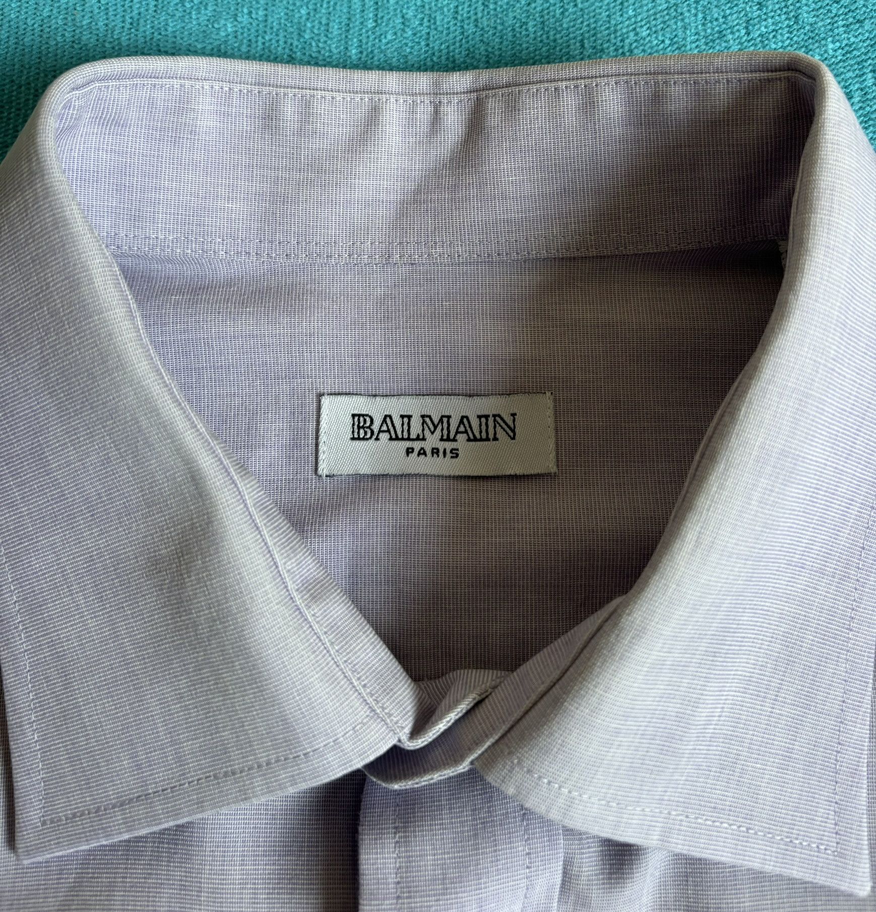 Balmain × Vintage Balmain Paris shirt size 16.5/42 Size US XL / EU 56 / 4 - 12 Thumbnail
