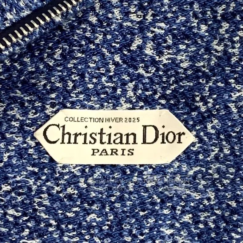 Dior Dior Blue logo letter hooded zipper jacket Size US S / EU 44-46 / 1 - 5 Thumbnail