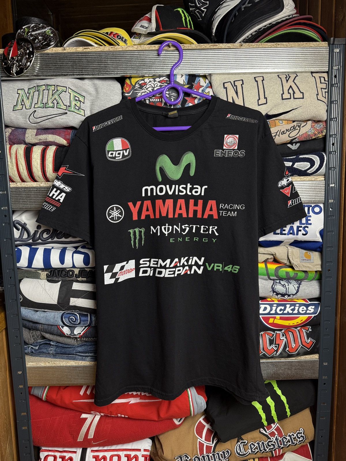 Vintage × Yamaha Yamaha Monster Energy Moto Racing Tee Shirt Size US L / EU 52-54 / 3 - 1 Thumbnail