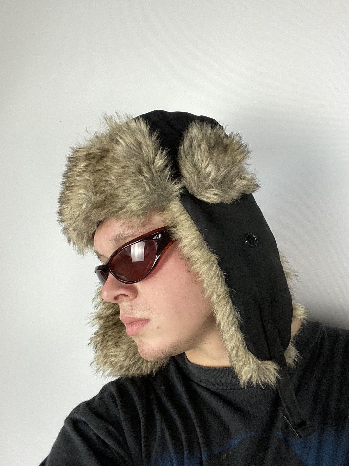 Hysteric Glamour × Japanese Brand Y2K American Vintage Fuzzy Hat Mohair Ushanka Beauty Beast Size ONE SIZE - 1 Thumbnail