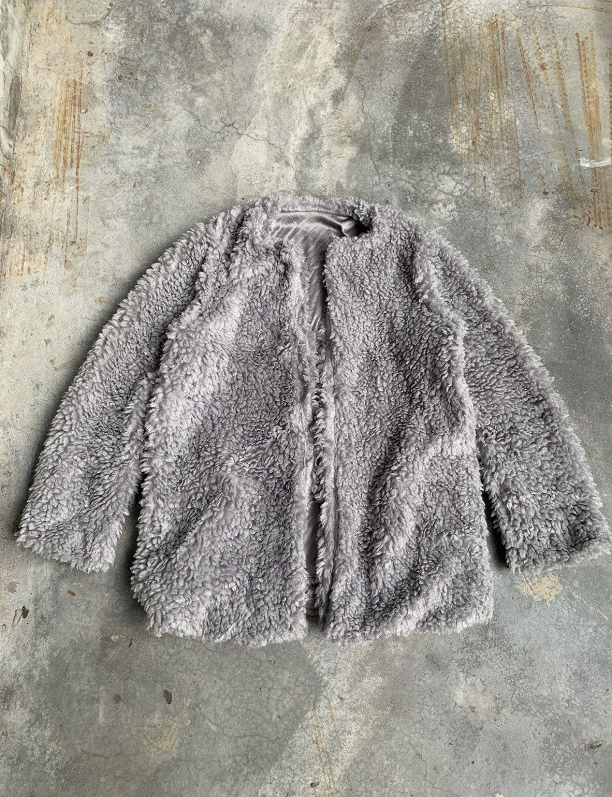 Japanese Brand JapaneseBrand Buttonless Sherpa Fleece Cardigan jacket Size US M / EU 48-50 / 2 - 1 Thumbnail