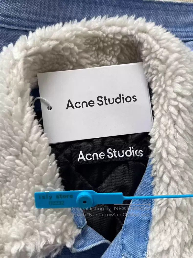 Acne Studios Acne Studios Face expression vintage denim jacket, blue Size US L / EU 52-54 / 3 - 5 Thumbnail
