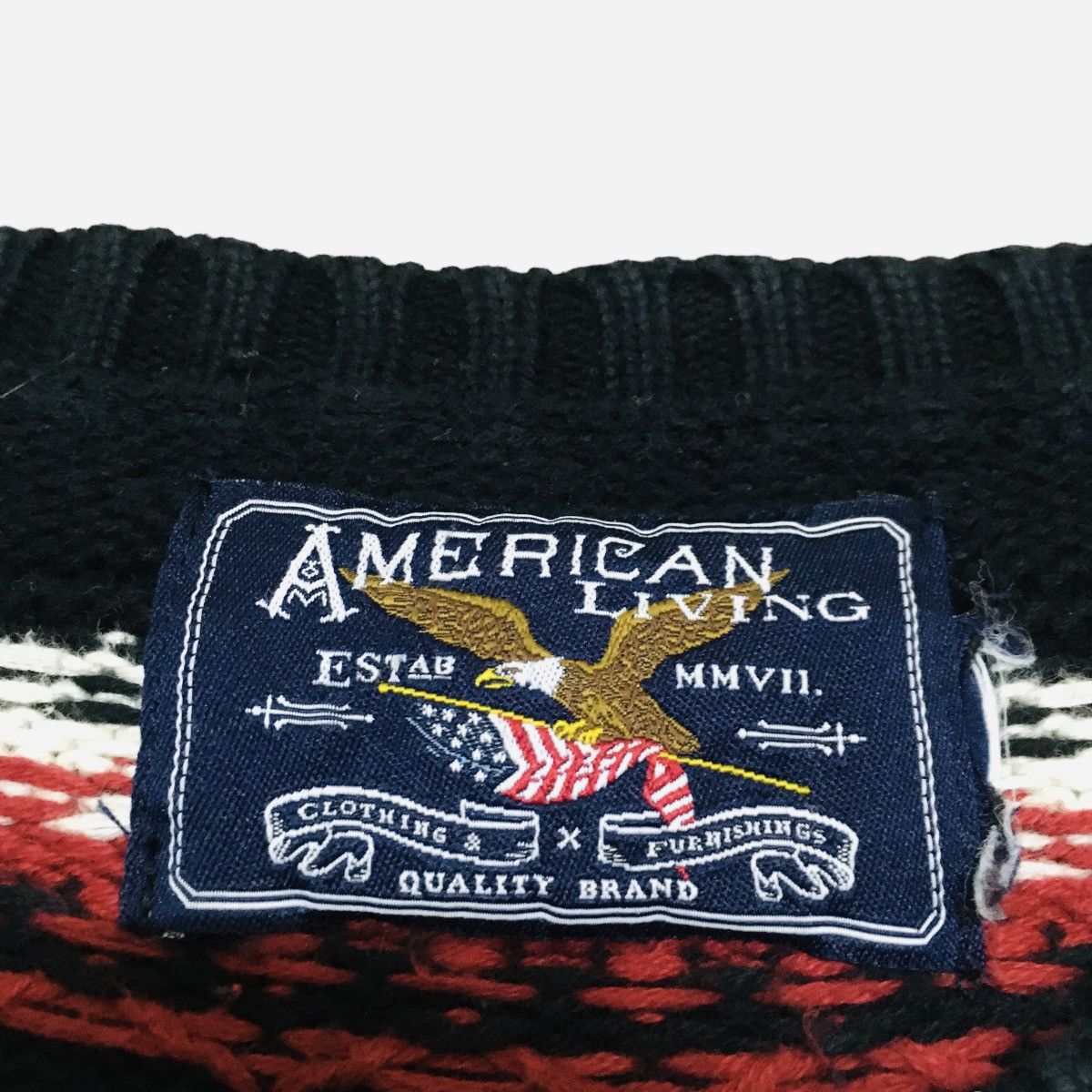 Other Rare Design Vintage American Living Navajo Knitwear 1990s Size US L / EU 52-54 / 3 - 7 Thumbnail