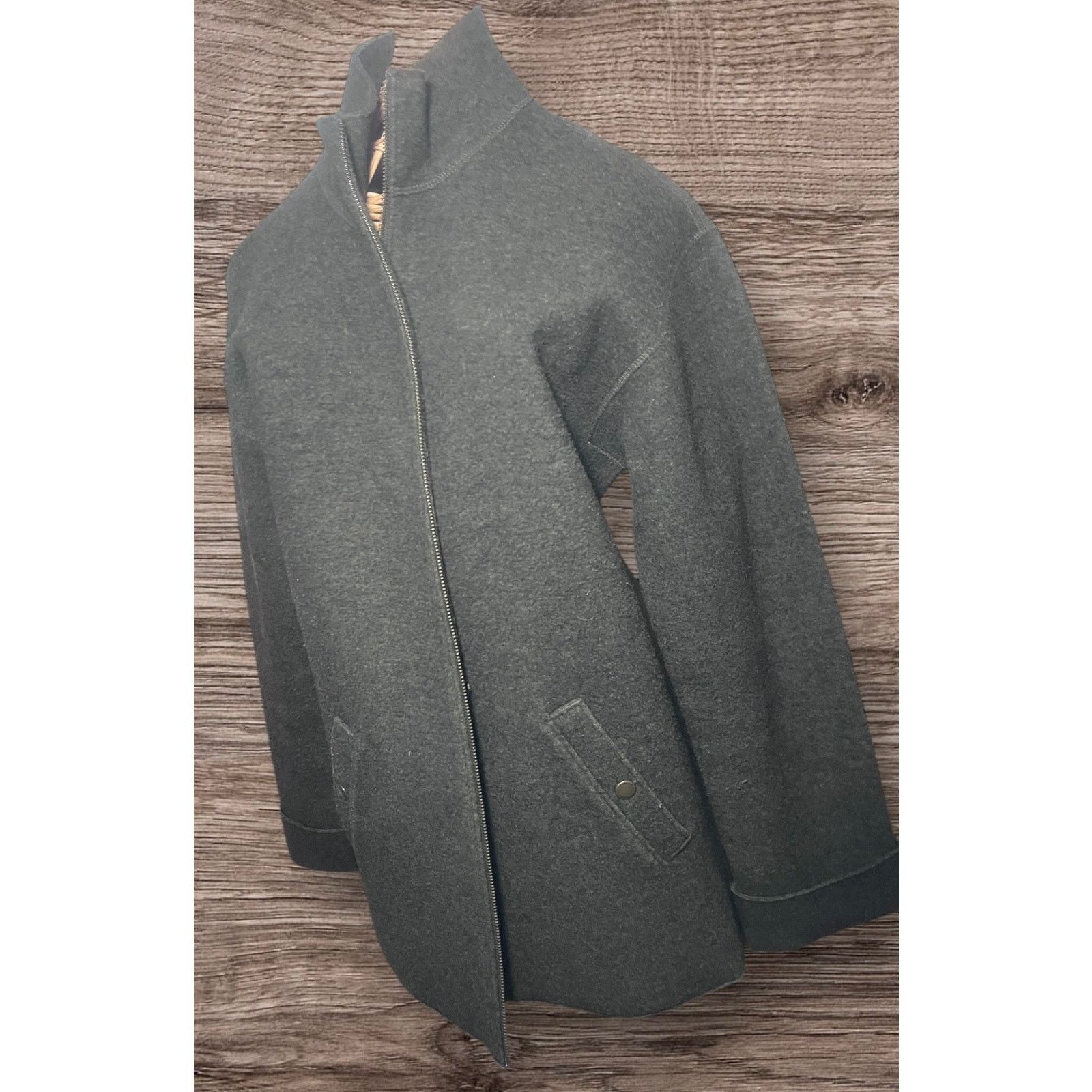 Other Lauren Dry Goods Supply Co Green Wool Zip Jacket Size Small Size S / US 4 / IT 40 - 5 Thumbnail