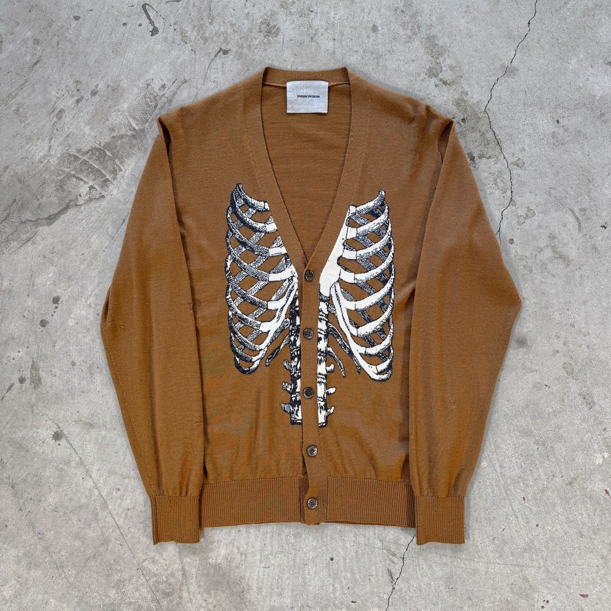 Undercover Undercover x Evangelion Lilith Jacquard Wool Cardigan