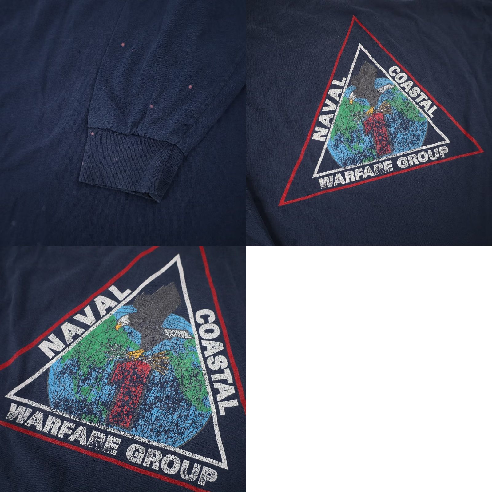 Vintage VINTAGE Military NCWG-1 Naval Coastal Warfare Group Mens XXL Graphic Long Sleeve T Shirt Size US XXL / EU 58 / 5 - 9 Thumbnail