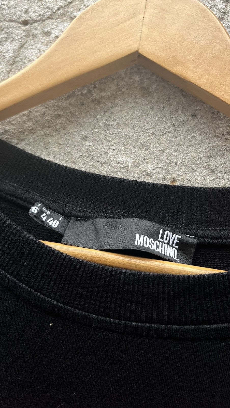 Love Moschino Love Moschino Glitter Box Logo Heart Sweatshirt Size S / US 4 / IT 40 - 3 Thumbnail