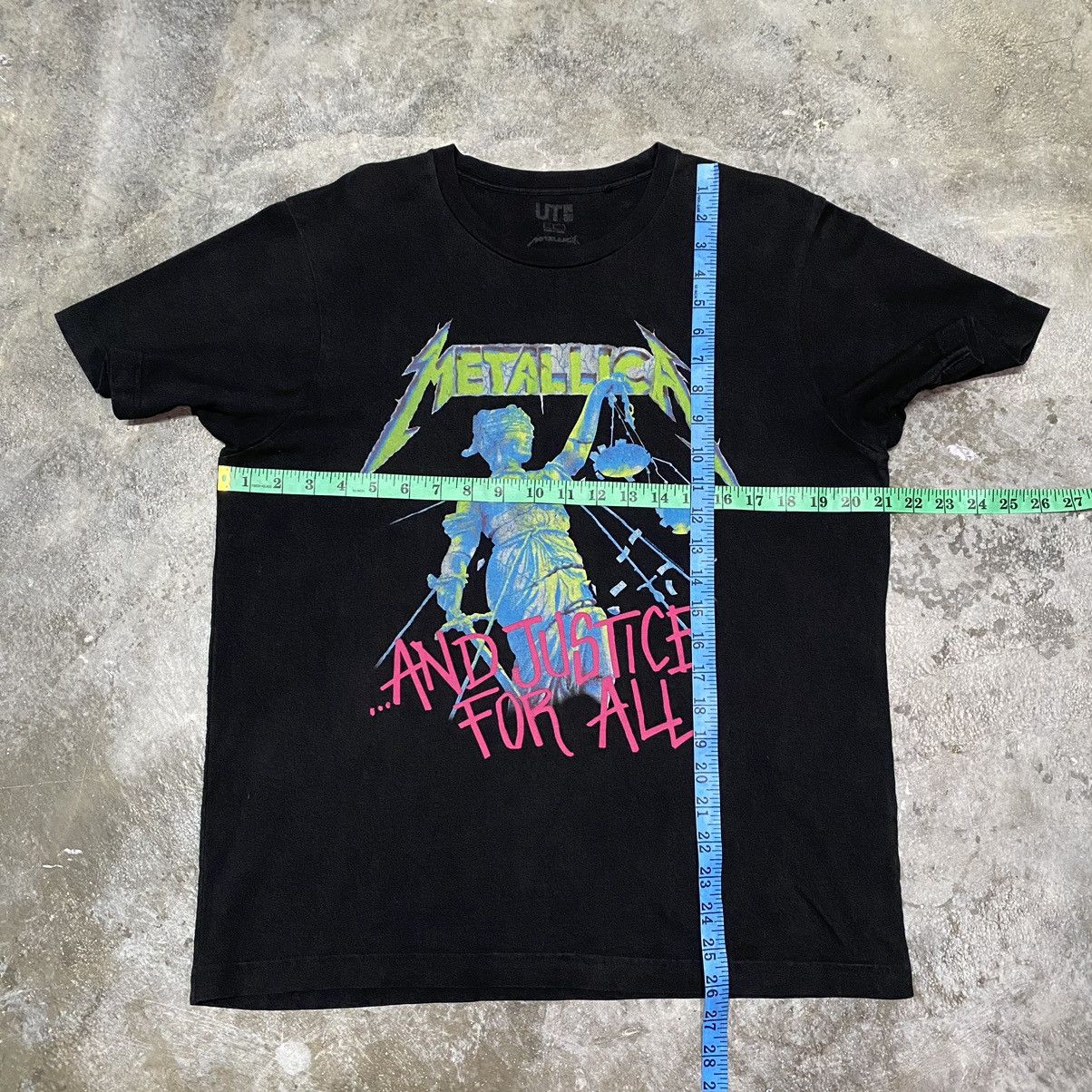 Band Tees × Metallica y2k Metallica Justice For All Band T Shirt Uniqlo Size US L / EU 52-54 / 3 - 10 Thumbnail