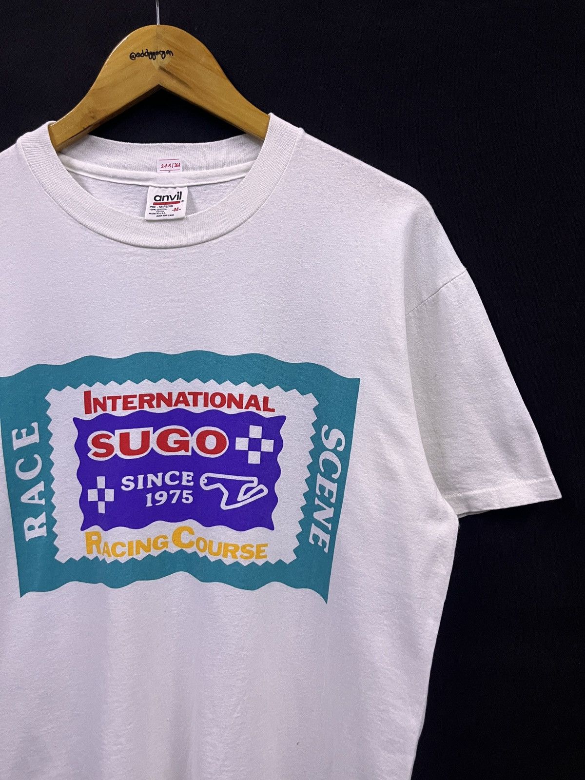 Vintage VINTAGE 90s SUGO RACING COURSE RACE SCENE TSHIRT Size US M / EU 48-50 / 2 - 2 Thumbnail