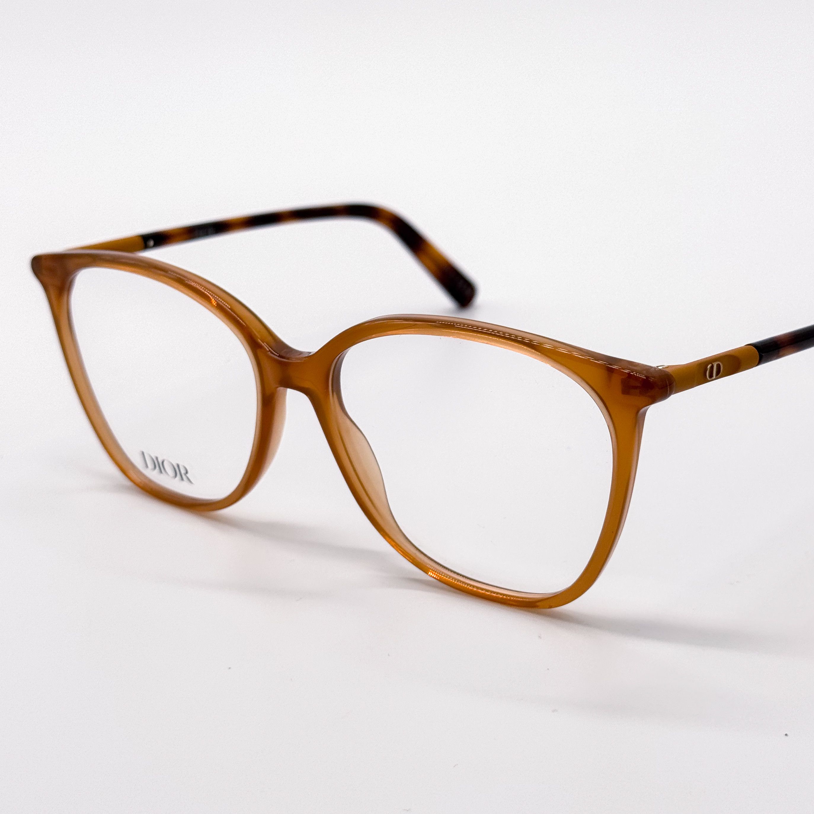 Dior NEW Dior Brown Havana Eyeglasses, Women Dior Mini CD S6I Size ONE SIZE - 5 Thumbnail
