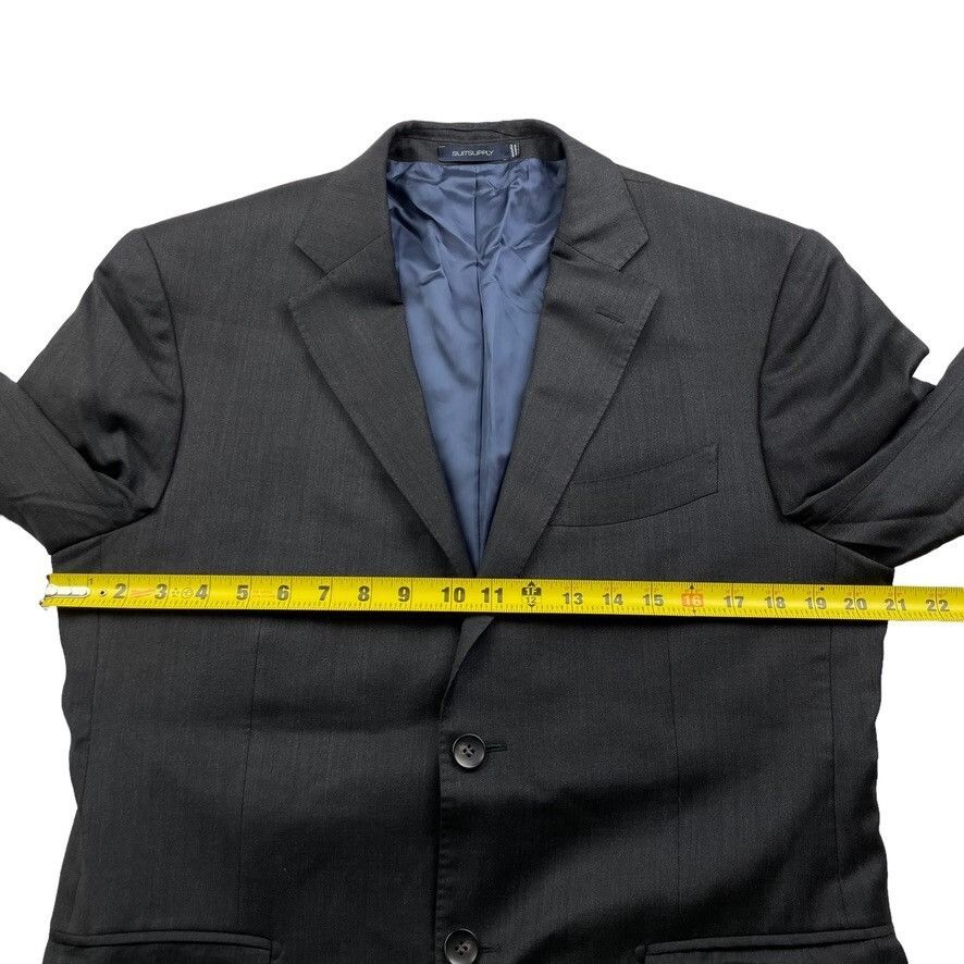 Suitsupply SuitSupply Men’s Napoli Super 110's Wool 2-Button Blazer /Ja Size 40R - 9 Thumbnail