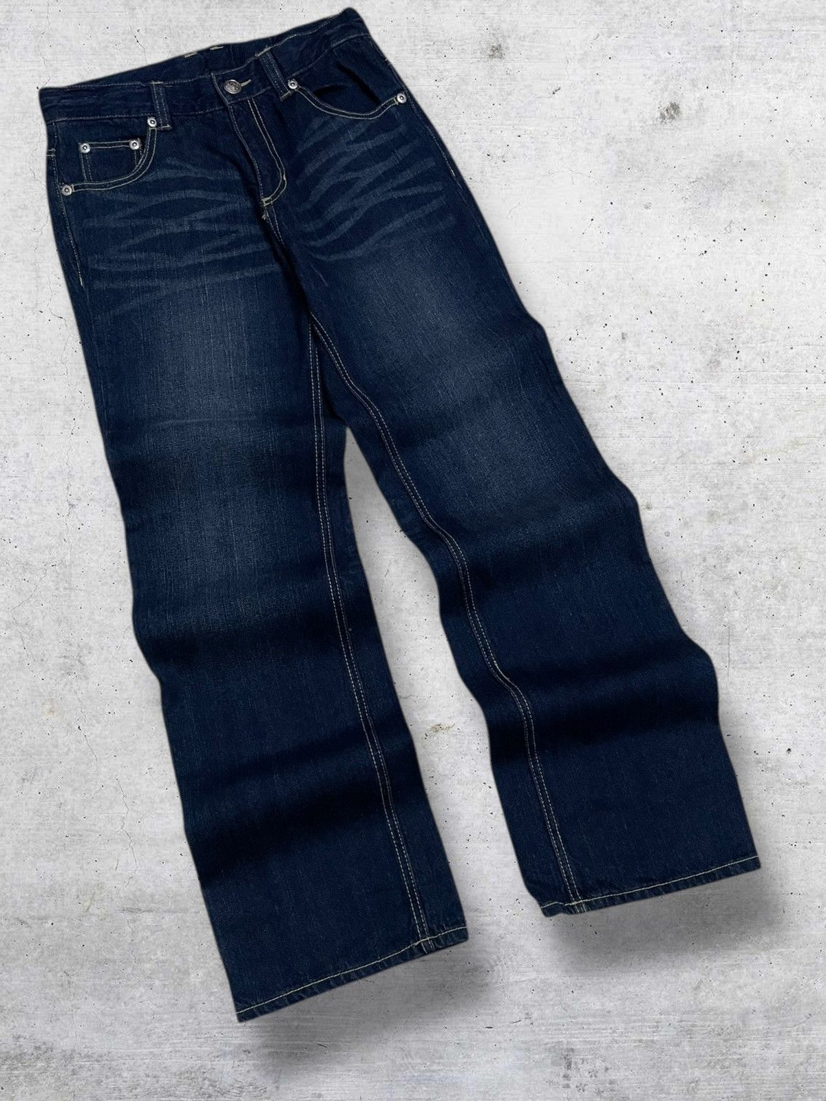 Hysteric Glamour VINTAGE WILD EAGLE 90S JAPAN DESIGNER SKULL AFFLICTION DENIM Size US 28 / EU 44 - 9 Thumbnail