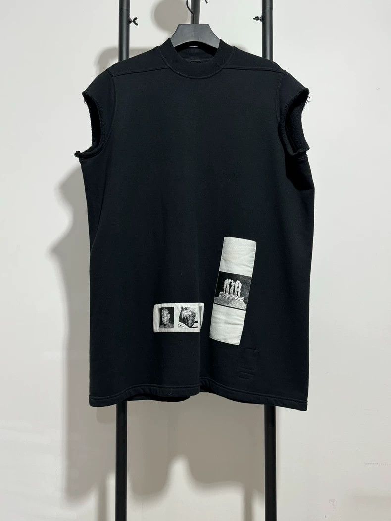 Rick Owens rick owens size os Heavy Weight Patch Vest Size US M / EU 48-50 / 2 - 1 Thumbnail