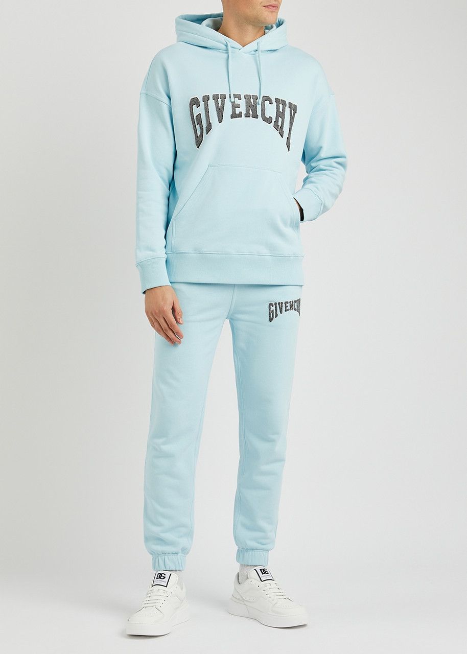 Givenchy Baby Blue Embroidered College Logo Hoodie Size US S / EU 44-46 / 1 - 3 Thumbnail