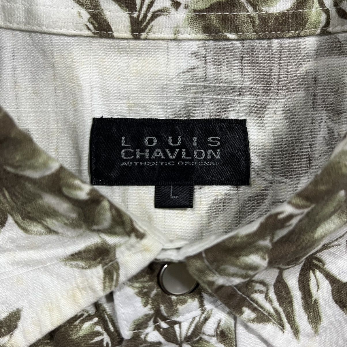Japanese Brand Western Shirt Louis Chavalon Flower Pattern Size US L / EU 52-54 / 3 - 7 Thumbnail