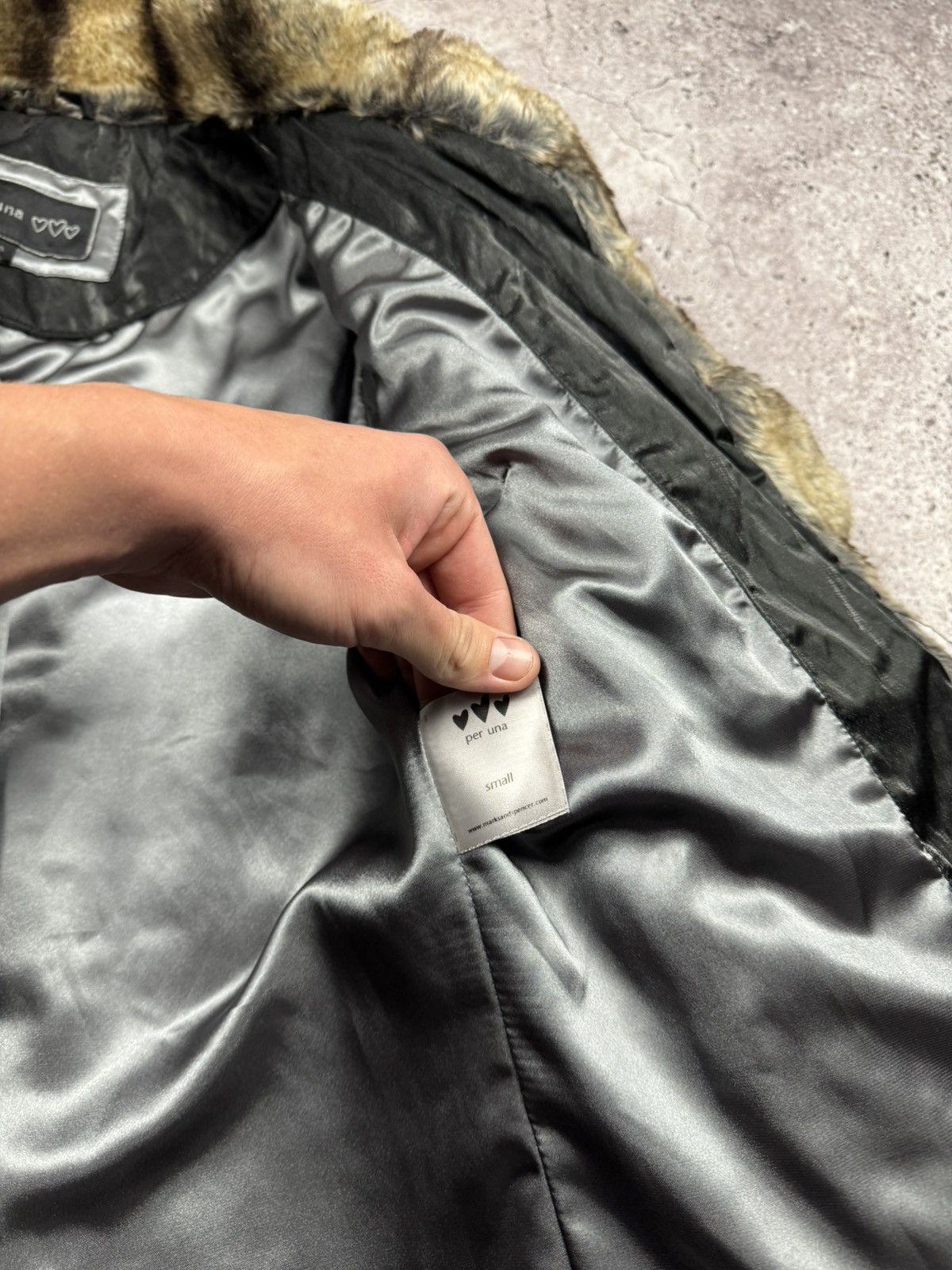 Japanese Brand Vintage Jacket Rick Owens Junya Watanabe Style fur Jacket Size S / US 4 / IT 40 - 7 Thumbnail