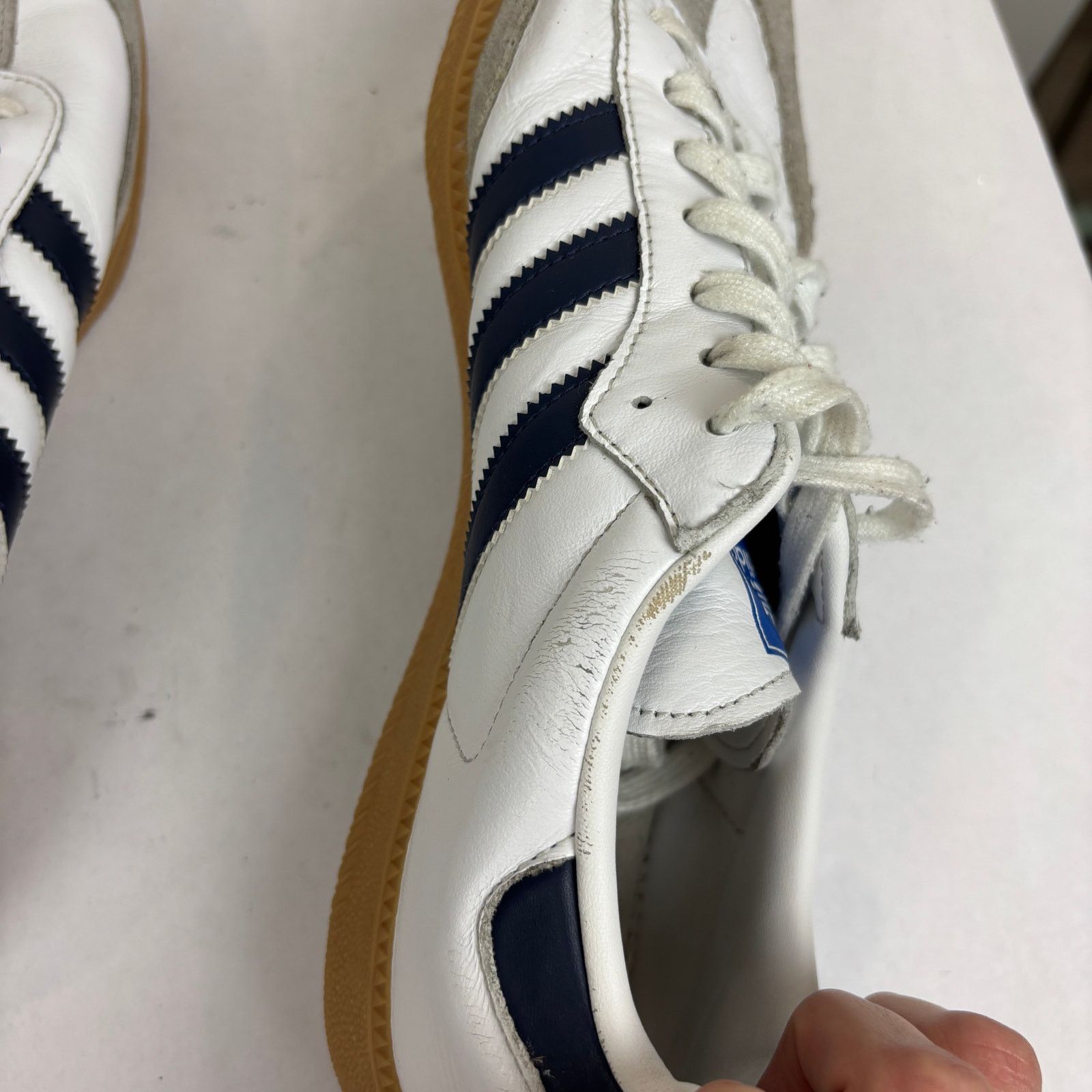 Adidas Adidas Samba Classic White Sneakers Shoes Men's 10 Size US 10 / EU 43 - 12 Thumbnail