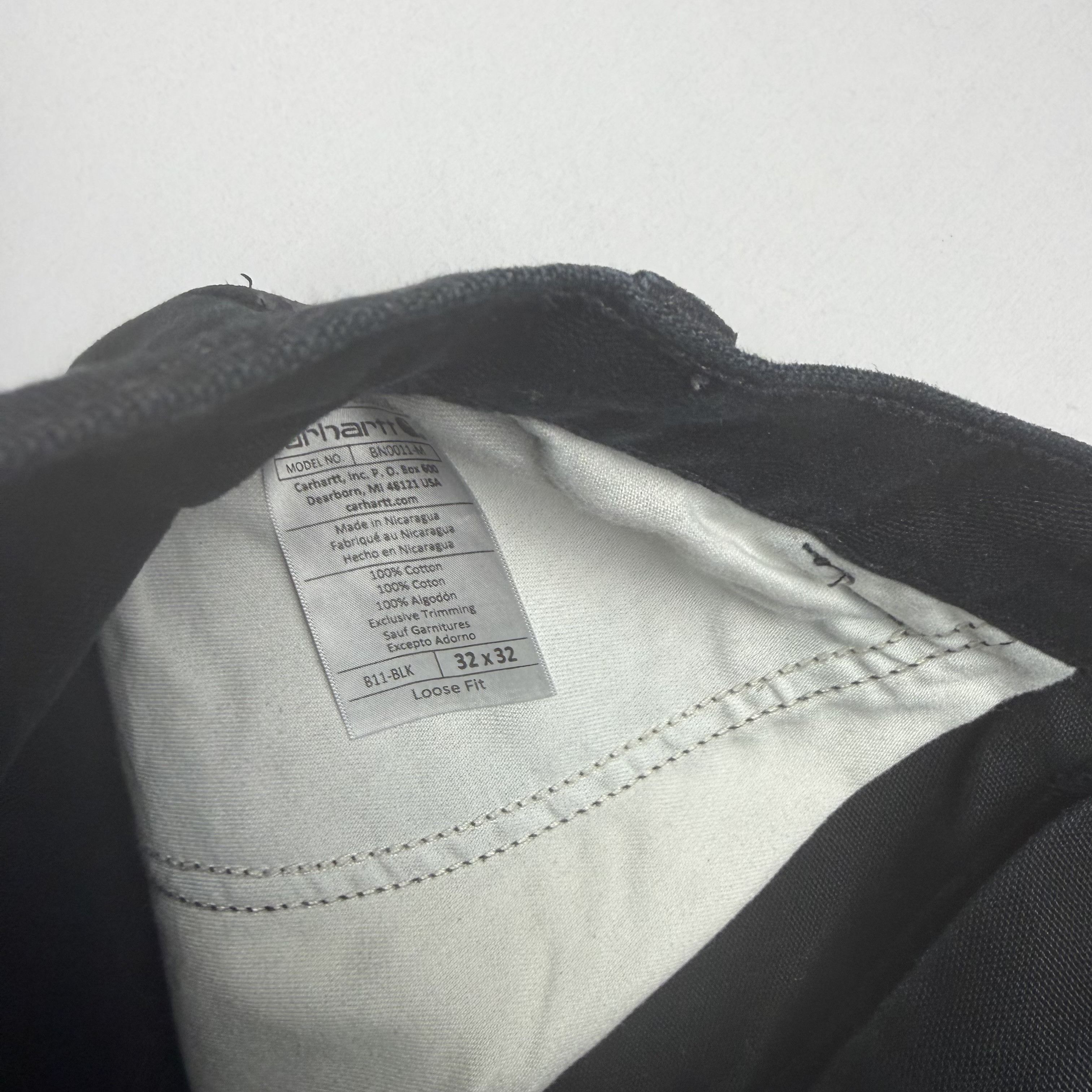 Carhartt Carhartt B11 Black Carpenter Work Pants 32x32 Size US 32 / EU 48 - 5 Thumbnail