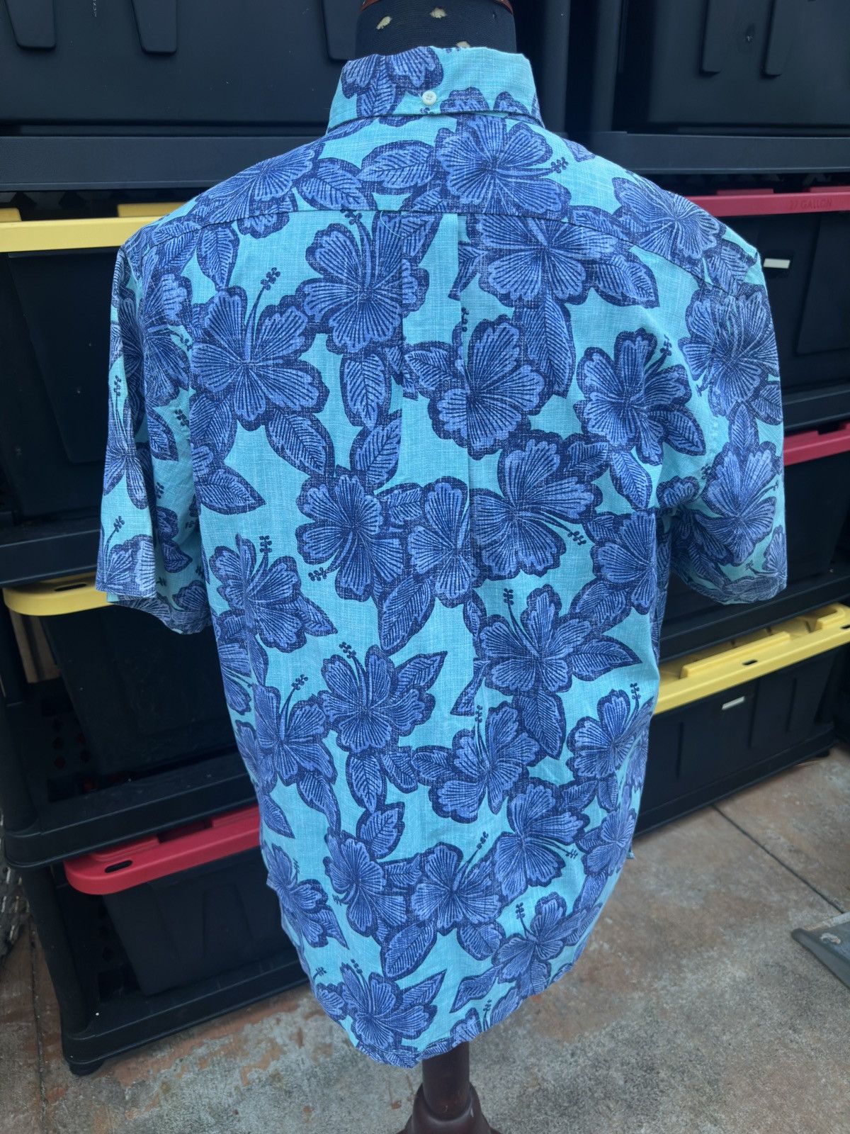 Reyn Spooner Reyn Spooner Classic Blue/Green Hawaiian Print Men's L Size US L / EU 52-54 / 3 - 2 Thumbnail