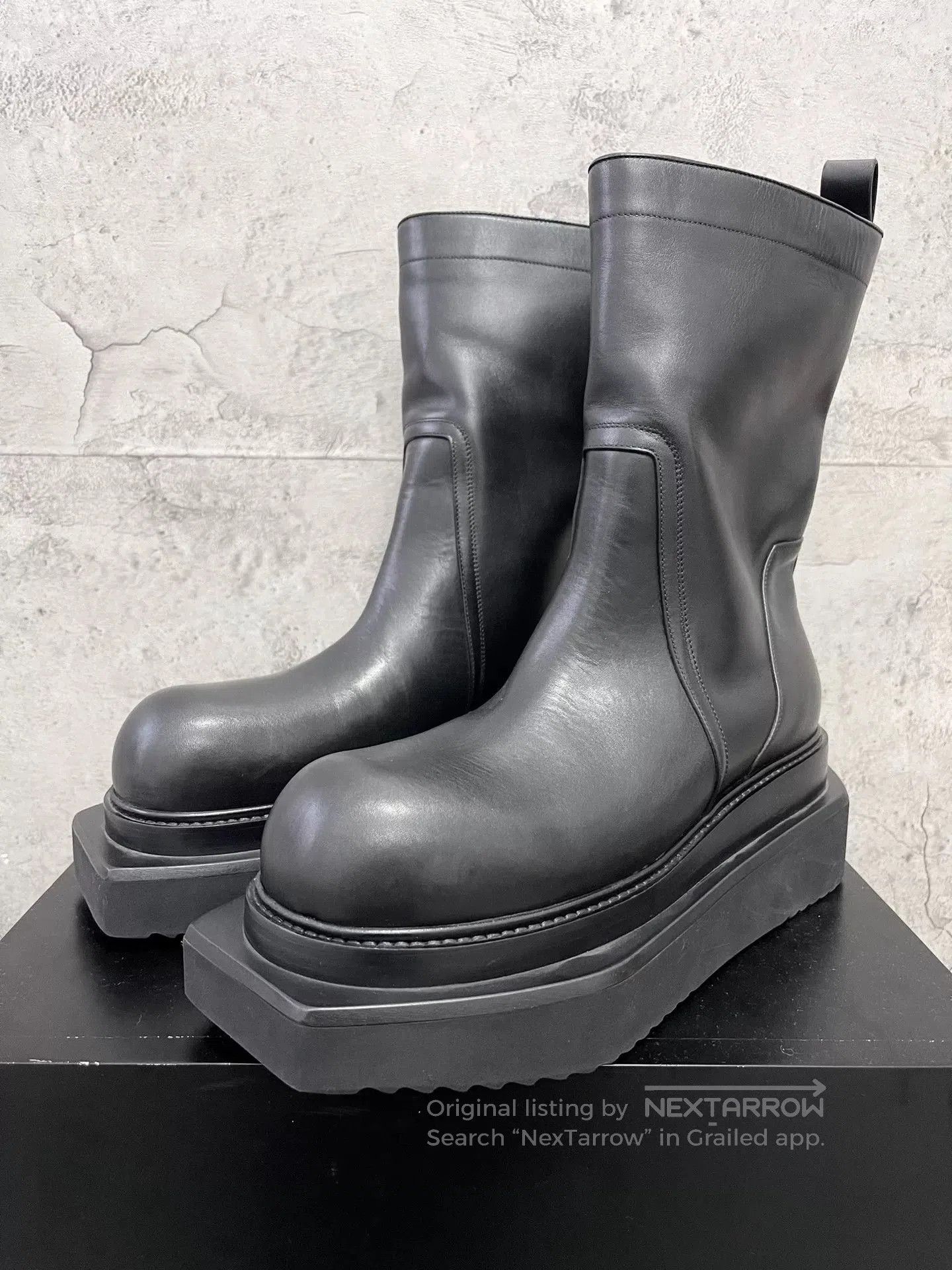 Rick Owens Rick Owens Show Coffin Sole High-Top Boots. Size US 10 / EU 43 - 1 Thumbnail