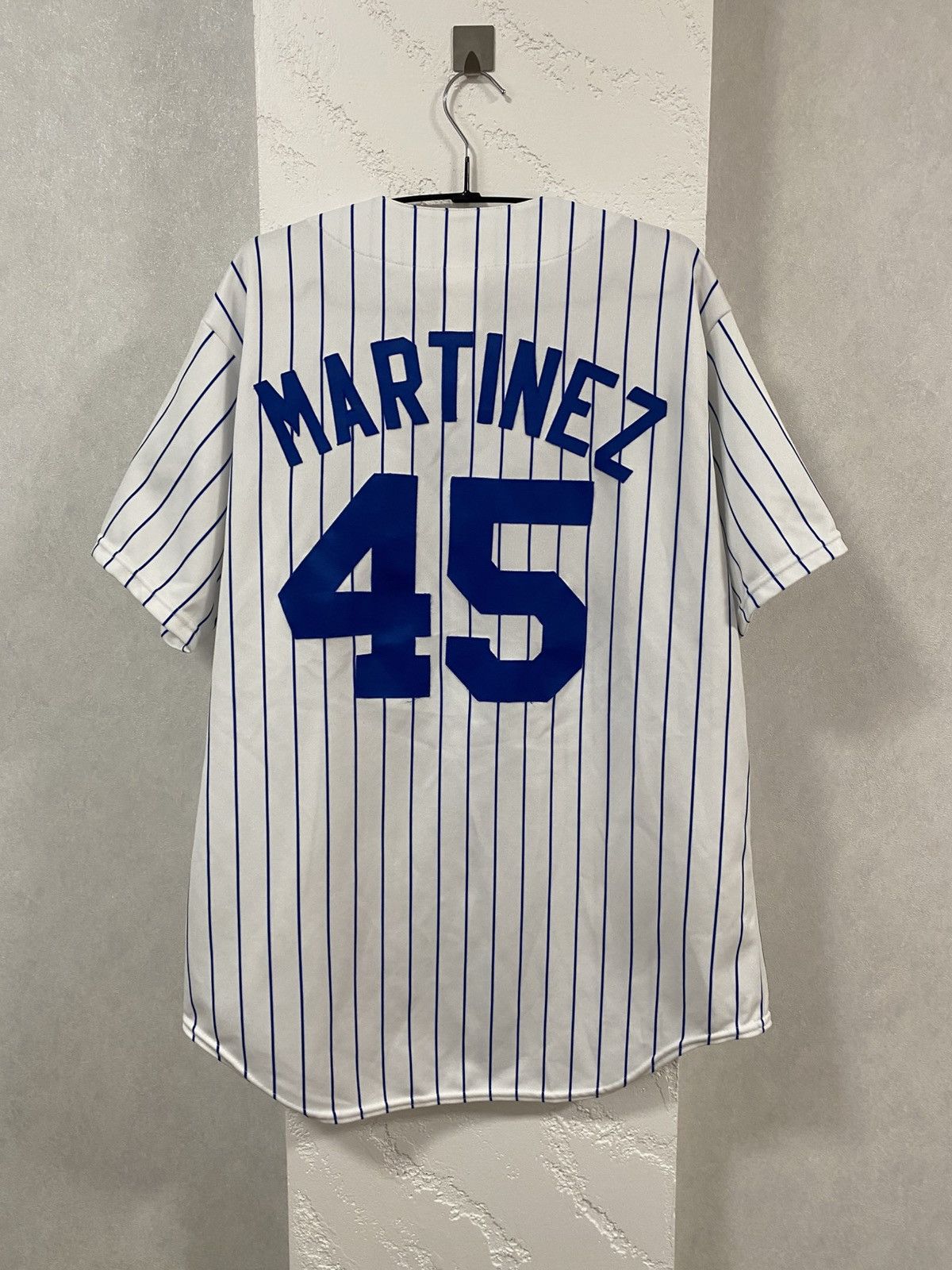 MLB Majestic Mets Pedro Martinez 45 Made in USA jersey Size: L Size US L / EU 52-54 / 3 - 7 Thumbnail