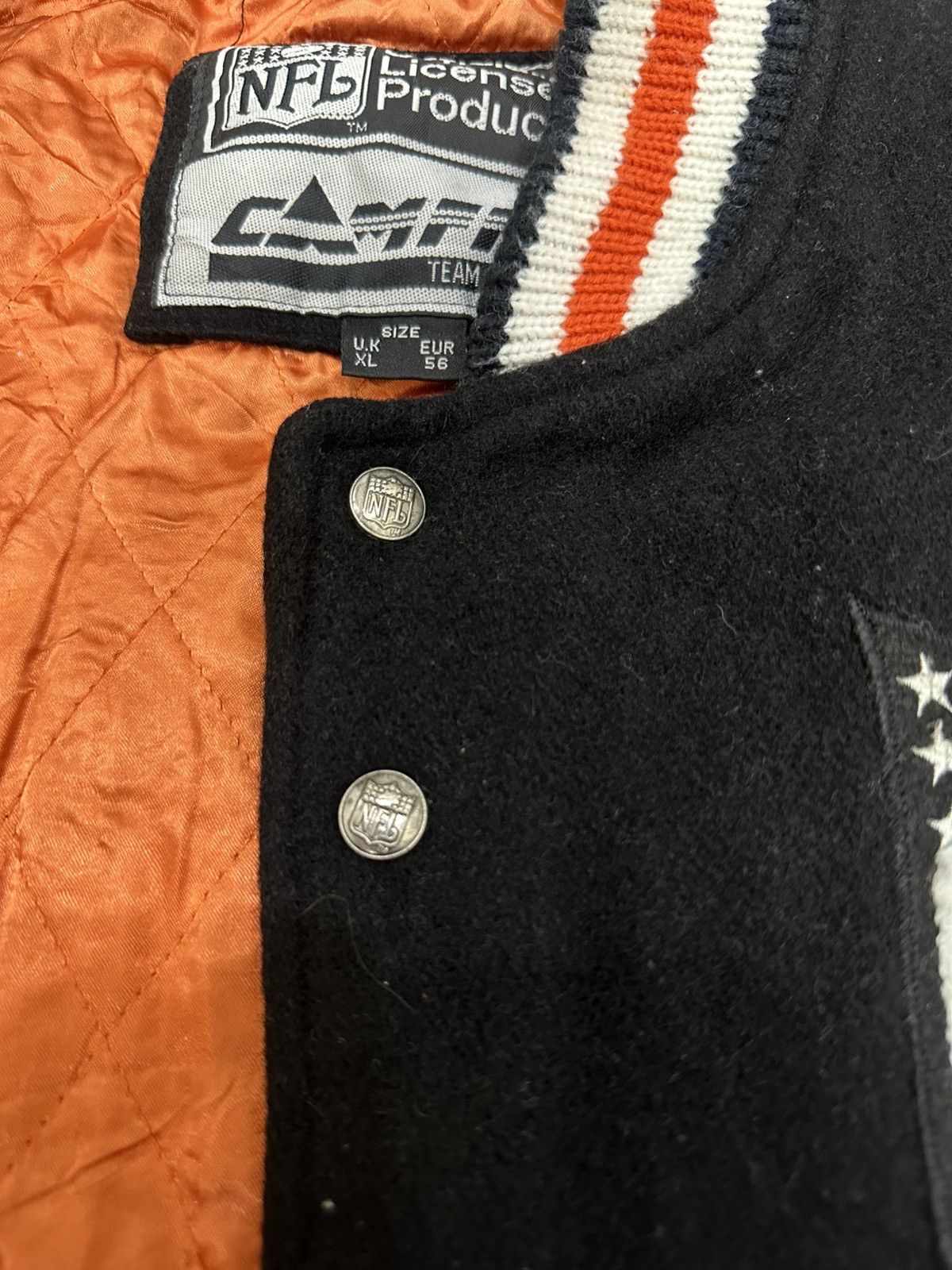 NFL Vintage 90s NFL Cincinnati Bengals Wool Varsity Jacket Size US XL / EU 56 / 4 - 8 Thumbnail
