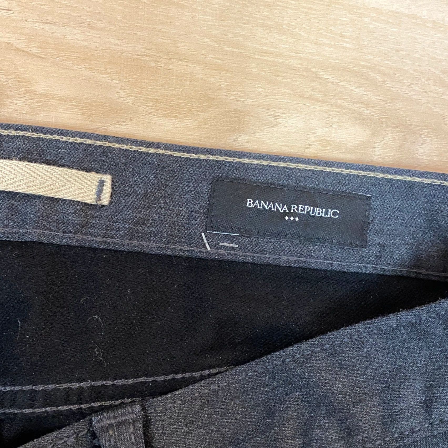 Banana Republic Banana Republic Travel Jeans Mens 36x30 Slim Fit Dark Gray Pants Size US 36 / EU 52 - 2 Thumbnail