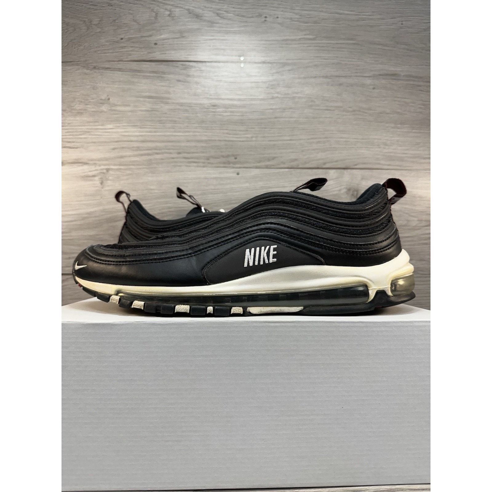 Nike Nike Air Max 97 Premium Black White - Size 13 Size US 13 / EU 46 - 1 Thumbnail
