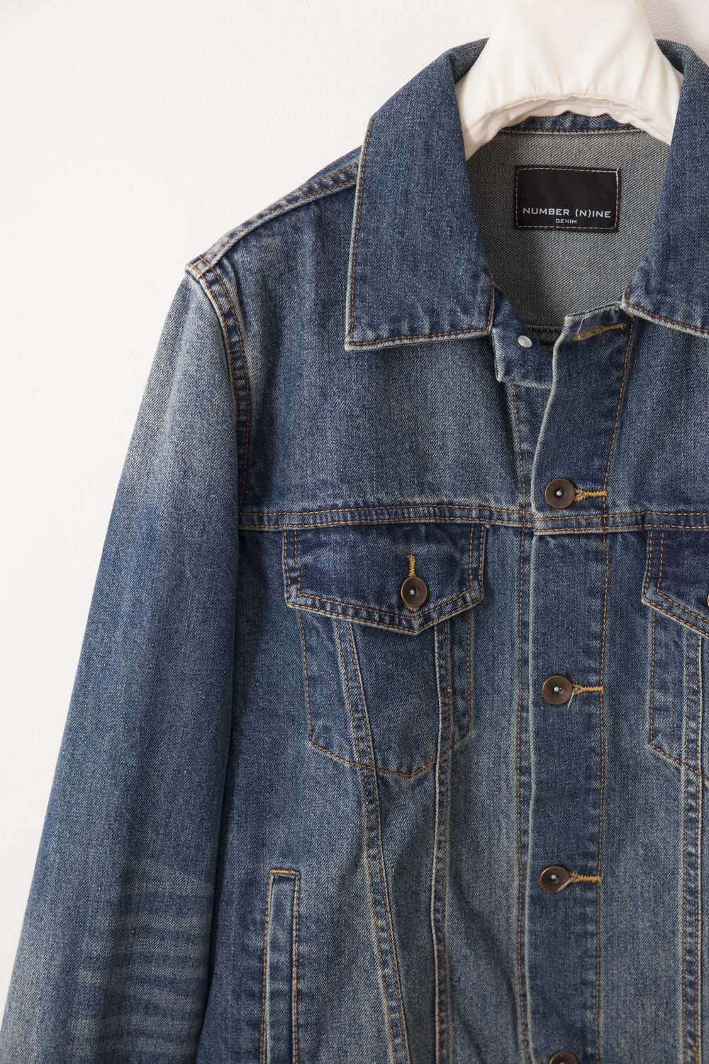 Number (N)ine Washed denim jacket Size US S / EU 44-46 / 1 - 2 Thumbnail