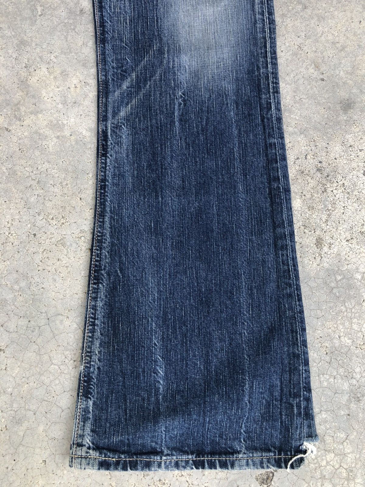 If Six Was Nine Japanese Edwin Flared Jeans Distressed Jeans Size US 34 / EU 50 - 7 Thumbnail