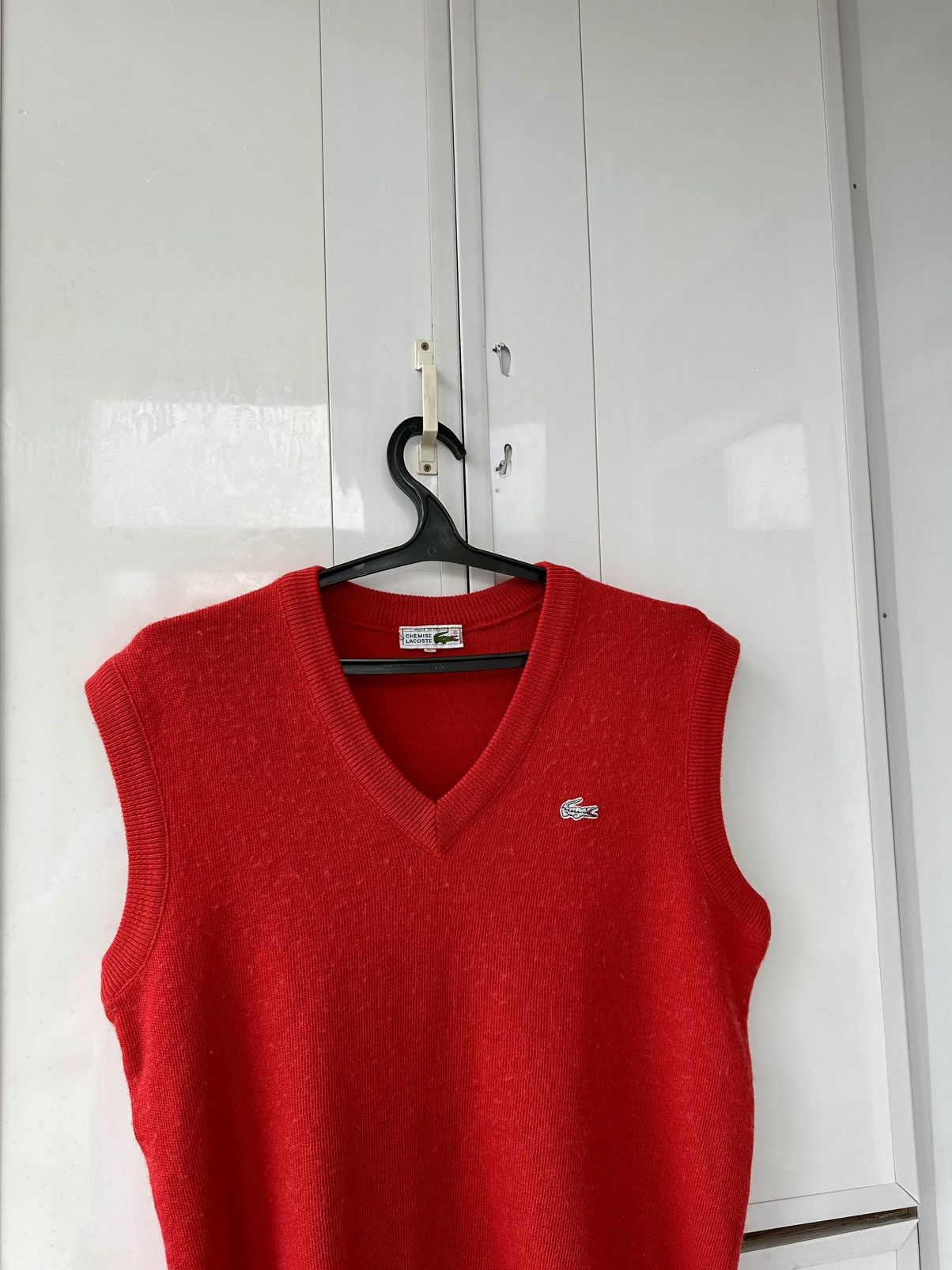 Lacoste Made in France Chemise Lacoste Vest Logo Orange Fit Size US M / EU 48-50 / 2 - 6 Thumbnail