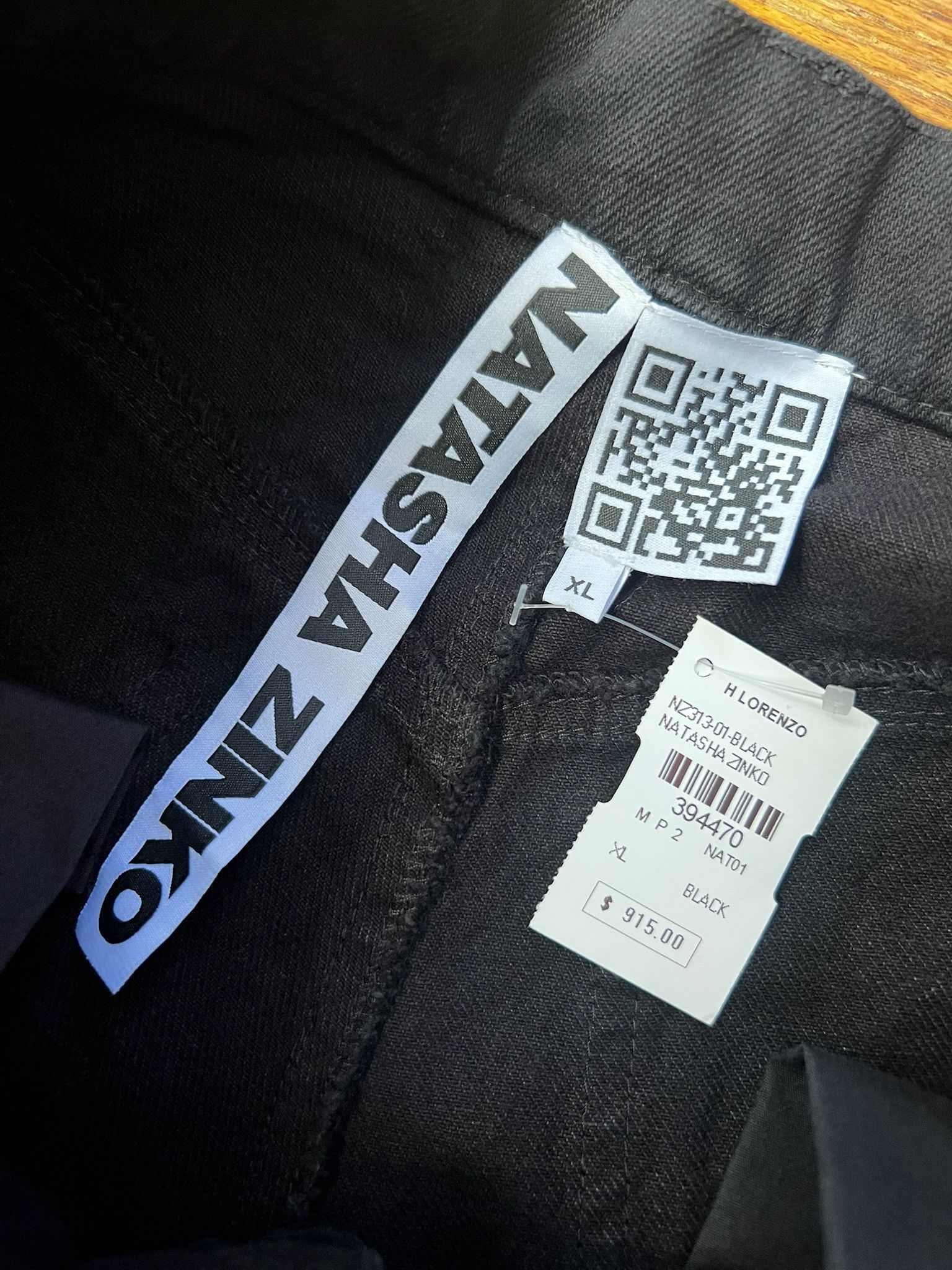 Natasha Zinko Denim Jeans (NZ313-01-BLACK) Size US 37 - 6 Thumbnail