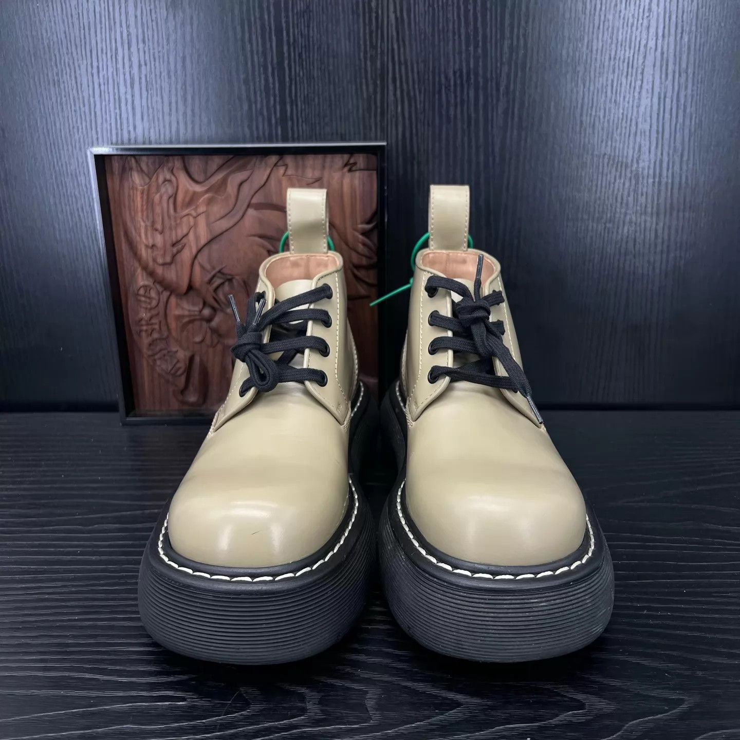 Bottega Veneta BV Bounce light brown boots 38 like new Size US 7.5 / IT 37.5 - 3 Thumbnail