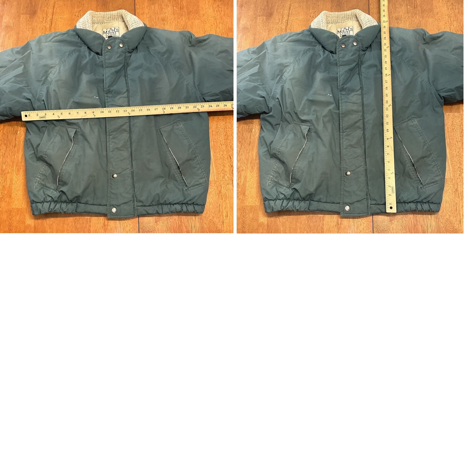 Sears VINTAGE Sears The Men’s Store Jacket Coat Full Zip Insulated Large 80s DULON Green Size US L / EU 52-54 / 3 - 8 Thumbnail
