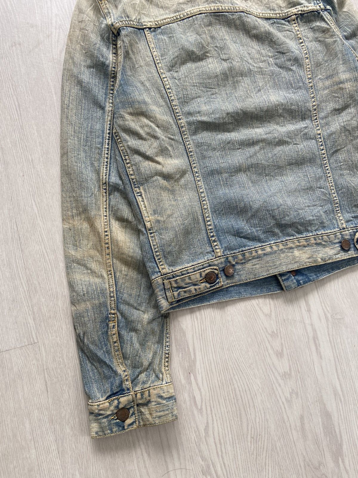Nudie Jeans Vintage 2000’s Nudie Conny Thread Embroidery Trucker Jacket Size US S / EU 44-46 / 1 - 8 Thumbnail